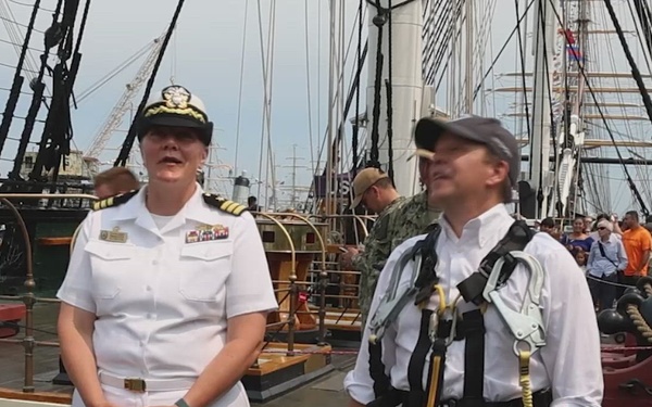 Sail250 Boston Chef Paul Wahlberg Tours Navy Ships