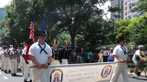 Sail250 Boston Crew and Cadet Parade