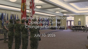 Marine Corps Information Operations Center Change of Command