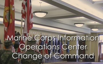Marine Corps Information Operations Center Change of Command