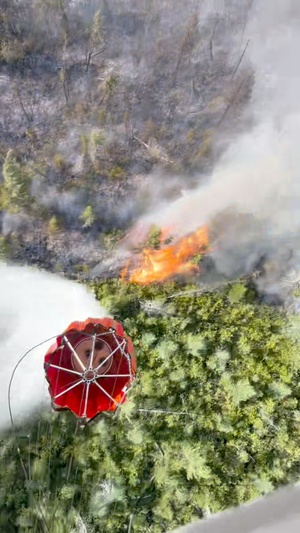 Minnesota National Guard supports aerial wildfire suppression operations in Northern Minnesota