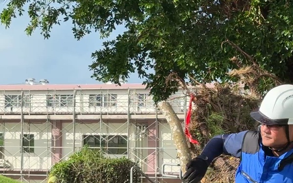 USAG Okinawa DPW clears Typhoon Bavi debris