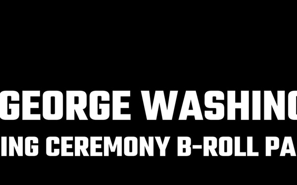 USS George Washington Frocking Ceremony