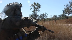 Southern Jackaroo 26: MRF-D Marines conduct platoon-attack live-fire range
