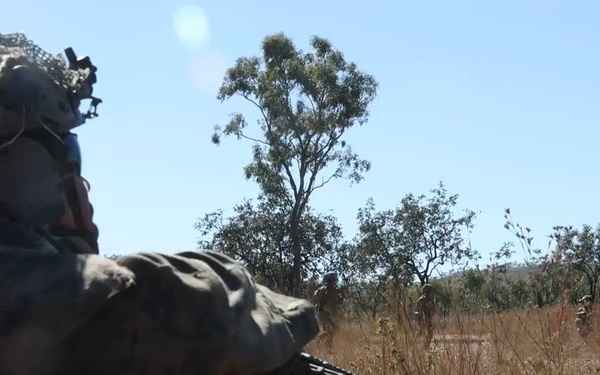 Southern Jackaroo 26: MRF-D Marines conduct platoon-attack live-fire range