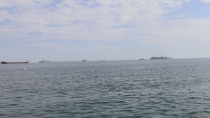 Military Leaders Observe Logistics-Over-the-Shore Operations in Pohang