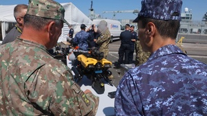 Opening ceremony and mine countermeasure display for Sea Breeze 26-2