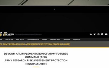 ARMY RESEARCH RISK ASSESSMENT PROTECTION PROGRAM (ARRP)