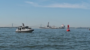 MSRON-4 Provides Waterside Security Near USS Nitze During International Naval Review 250