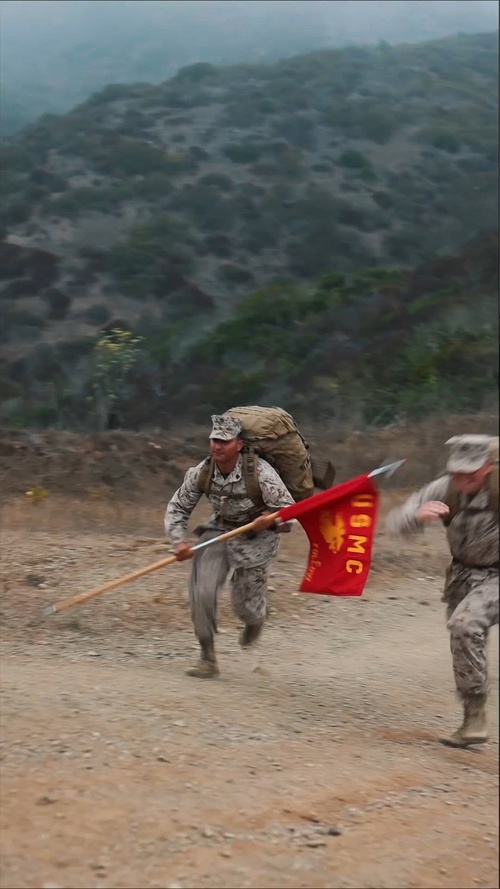 Echo Company Crucible Hike and EGA Ceremony