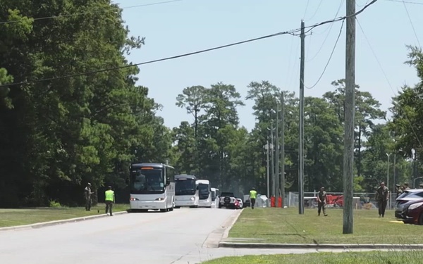 CLB-24 Marines and Sailors Return to Camp Lejeune after Deployment