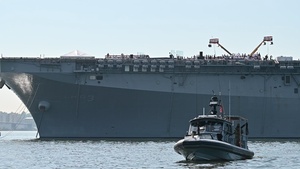 MSRON-4 Provides Waterside Security During Vice President JD Vance’s Visit to USS Kearsarge