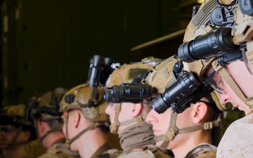U.S. Marines from the 11th Marine Expeditionary Unit Conduct Verification Boarding