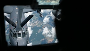 6ARW refuels 2d Bomb Wing: B-Roll