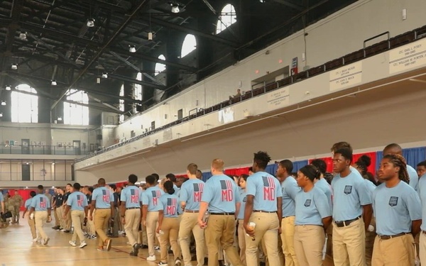 B-Roll: MDNG 250 Oath Enlistment Ceremony