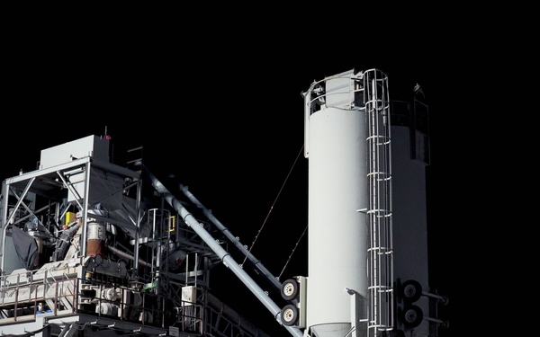 Overnight Tremie Concrete Placement at Dry Dock 5 (P-209)