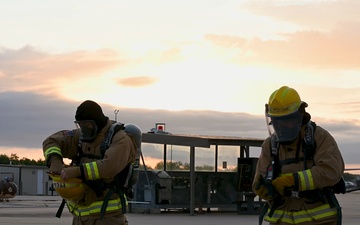 Goodfellow fire suppression training
