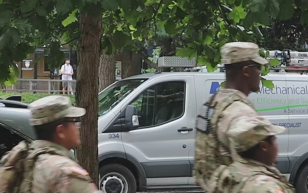 JTF-DC GA Guardsmen on patrol