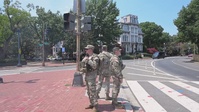 JTF- DC National Guardsmen patrol Logan Circle