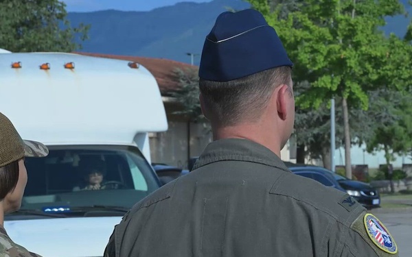 B-Roll: CSAF and CMSAF Visit Aviano