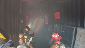 USAG Italy Firefighters Conduct Live-Fire Simulation Training