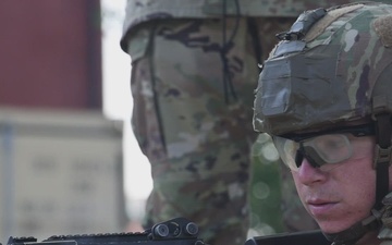 B-Roll: SETAF-AF Soldiers compete in weapons lane during NCO, Soldier of the Year Competition