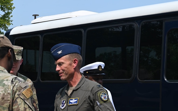 Col. Seekamp participates in immersion across Joint Base Andrews