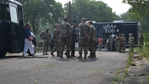 Col. Seekamp participates in immersion across Joint Base Andrews