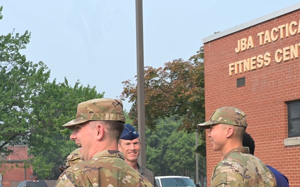 Col. Seekamp participates in immersion across Joint Base Andrews