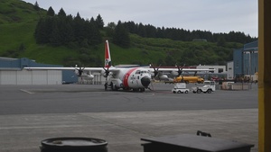 Coast Guard Air Station Kodiak aircrew conducts maritime boundary line patrol
