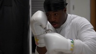SPC Myron Harris trains boxing for upcoming bouts