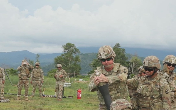 Keris Strike 26; Guam Army National Guard and Malaysian Army Mortar Live Fire