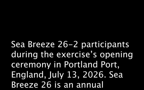Sea Breeze 26-2 Opening Ceremony