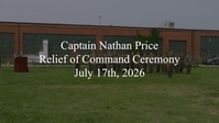 Capt. Nathan Price Relinquishes Command of Headquarters Company