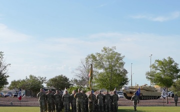 Division Sustainment Brigade, 1st Armored Division conducts change of command ceremony