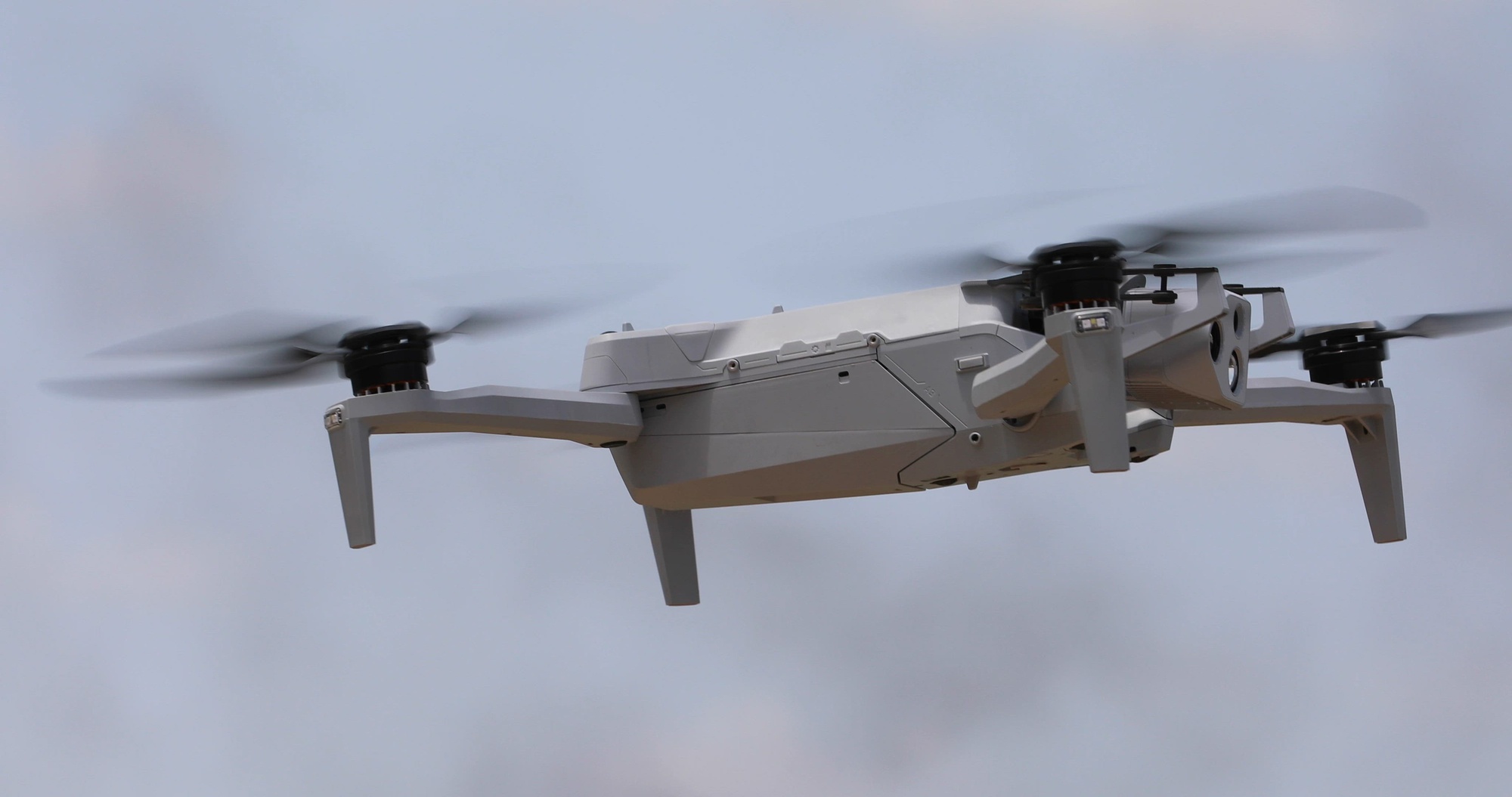 A soldier explains how drones help secure the U.S. southern border.