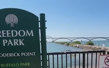 B-roll: USACE Buffalo District Repairs Bird Island Pier