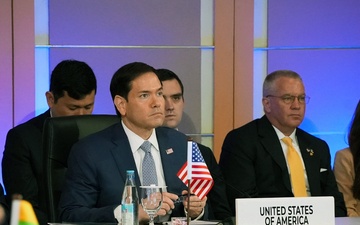 Secretary of State Marco Rubio at the ASEAN Post-Ministerial Conference with the United States