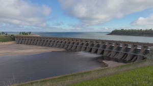 Spillway flow test conducted for Garrison Dam Safety Modification Project