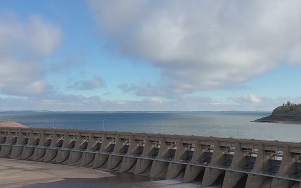 Spillway flow test conducted for Garrison Dam Safety Modification Project