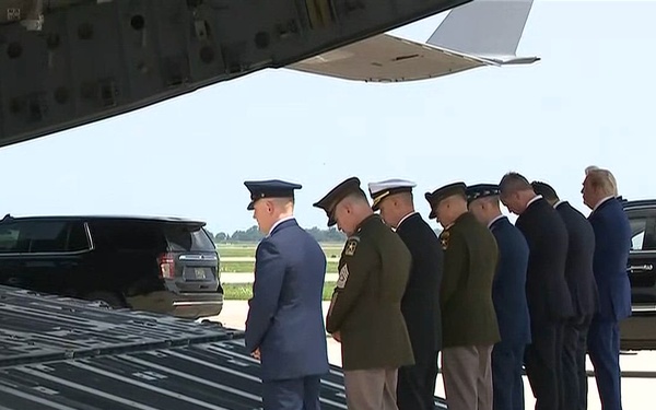 Trump, Hegseth, Caine Honor Fallen Soldiers