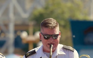 The Jazz Ambassadors of The U.S. Army Field Band at Disney Land in Anaheim CA.