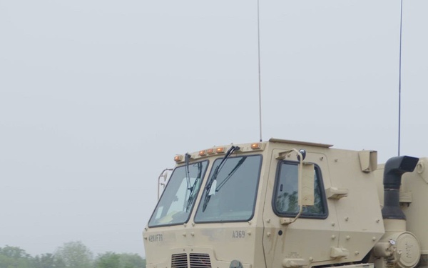 MOS 13R Weapons Locating Radar Operator-United States Army Military Occupational Specialty- Truck Radar and Antenna Setup