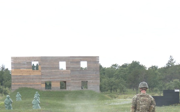 Squad live fire on Range 41 at Fort McCoy