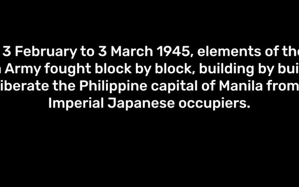 Stability Operations in Manila, 1945