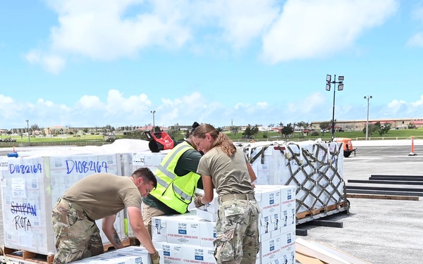 B-Roll: 36th LRS, 21st CABS prepare potable water in support of Typhoon Bavi relief efforts