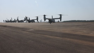 Pitch Black 26: MRF-D Marines participate in Mindil Beach flying display