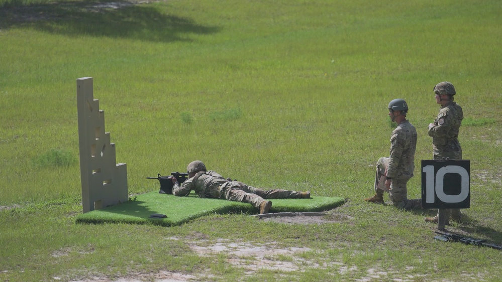 B-Roll National Guard Soldiers participate in range...