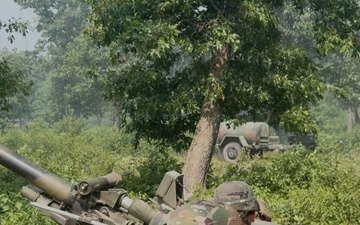 1-120 Field Artillery at Fort McCoy