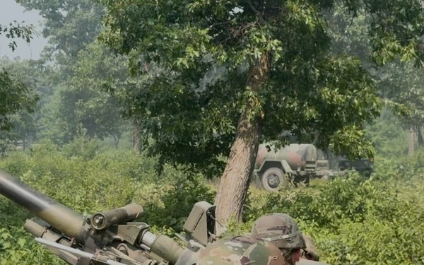 1-120 Field Artillery at Fort McCoy